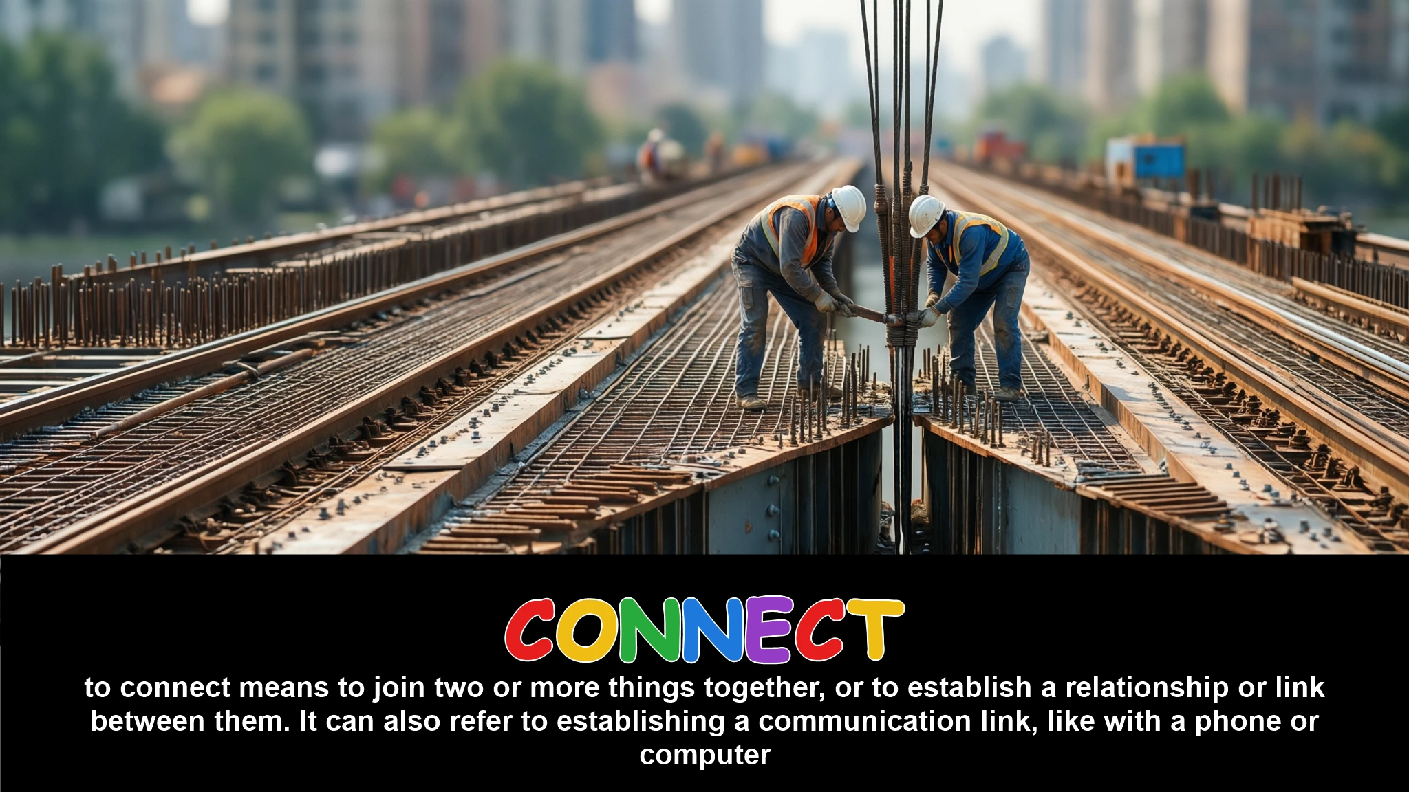 English Illustration for connect